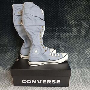 Converse Chuck Taylor XXHi Women Buckle Hi Top Shoes Blue White A11892C Size 8.5